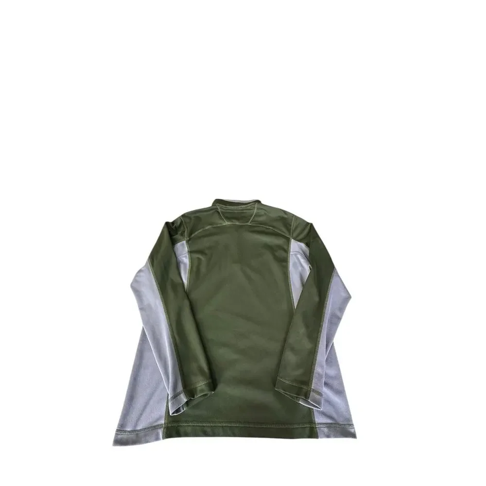 The North Face 100 WT Cinder Jacket 1/4 Zip Men's Large English Green Fleece